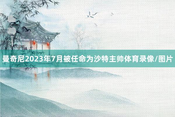 曼奇尼2023年7月被任命为沙特主帅体育录像/图片