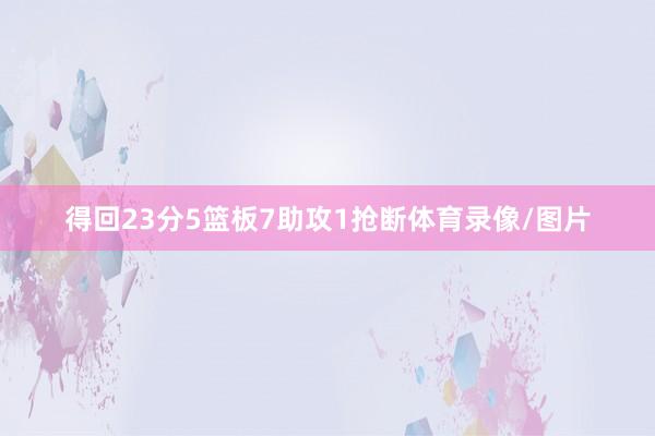 得回23分5篮板7助攻1抢断体育录像/图片